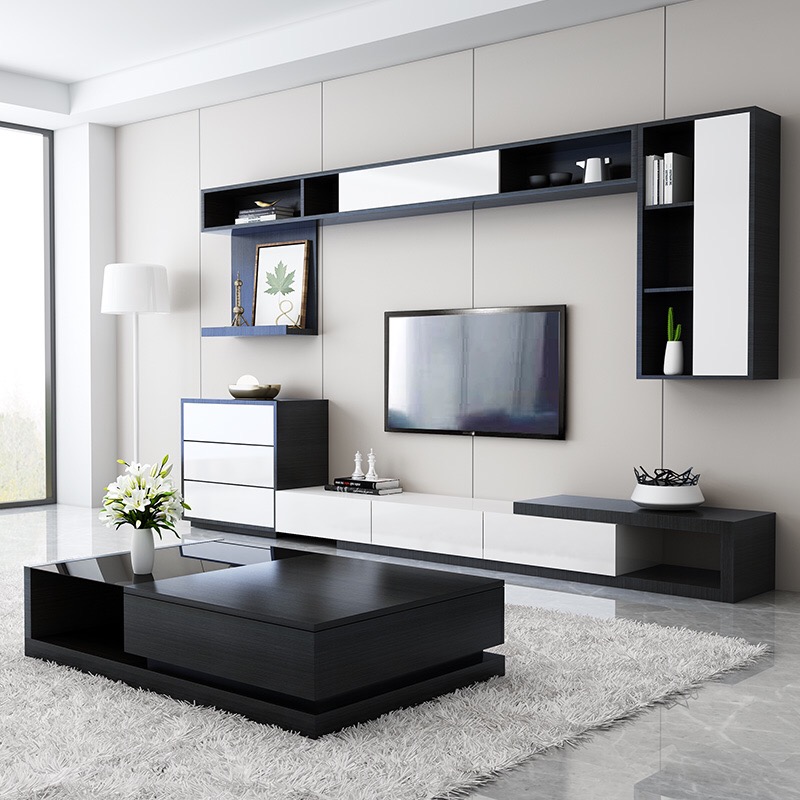 Factory Price Simple Stylish Home Living Room Bedroom TV Set Coffee Table Unit-UL-11N0418