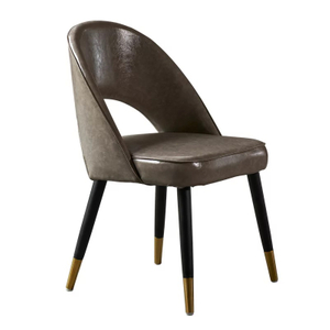 Wholesale High Quality Velvet Fabric Dining Chair with Gold Metal Legs