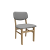 Farmhouse Furniture Natural Color Armless Dining Chair Walnut Wood Restaurant Chairs