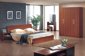 Modern Luxury House Factory Supplying Home Wooden King Size Storage Furniture Bedroom Bed UL_L8803