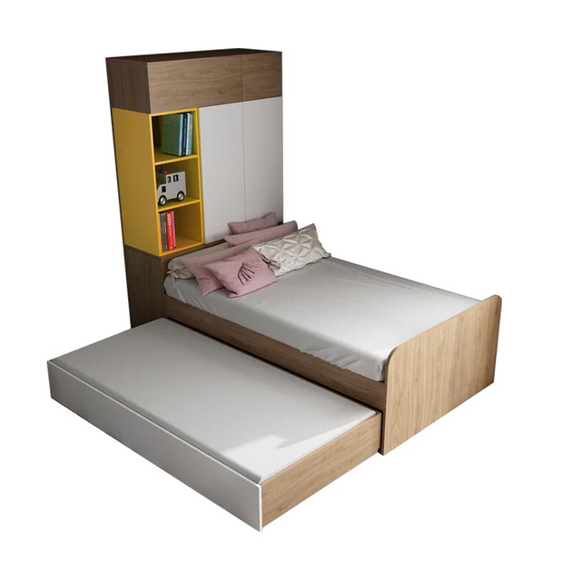New Fashion Double Bed Home Bedroom Furniture Upholstered Modern King Beds Set UL-22NR8583