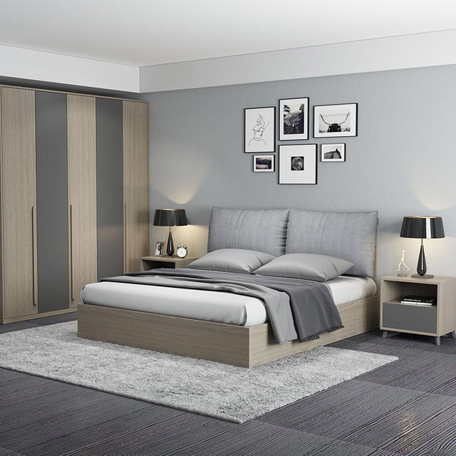 Modern Wholesale Style Living Room Furniture Set Single Wooden Bedroom Children Kids Bunk Bed HX-20ND623