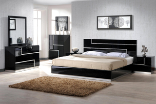 Modern Hotel Home Wooden Living Room Furniture Bedroom Set Mattress Drawer Cabinets Single Queen Double King Bed UL-9EU1023