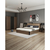 Wooden Modern Bedroom Furniture Sets Wood Single Double King Wall Storage Home Sofa Beds HX-8ND298