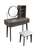 Wholesale Makeup Vanity Table Set with Mirror 2 Drawers Modern Style White Dressing Table