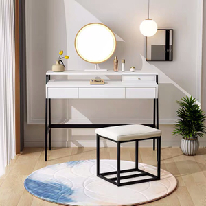 Very Cheap Price Hotel Project Furniture Bedroom Set Dresser with Mirror