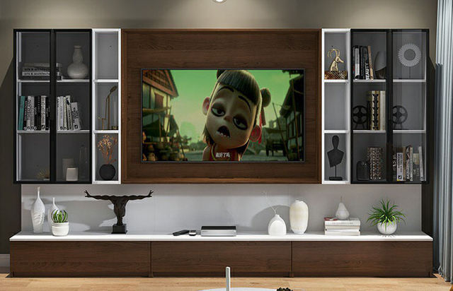 Modern Wooden Factory Home Dining Room Furniture Set Living Room Glass TV Cabinets Side Coffee Table Sets-UL-11N0614