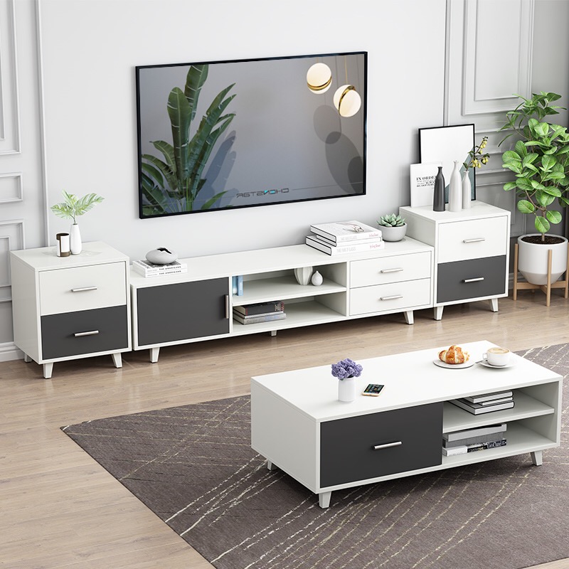 Modern Design Wooden Hotel Home Living Room Furniture TV Stand and Coffee Table -UL-11N1149