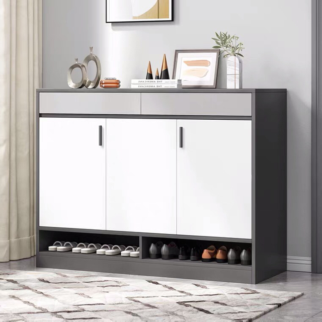 Italian Style Multi-Functional Shoe Cabinet with Large Storage Space Home Living Room Furniture Shoe Rack