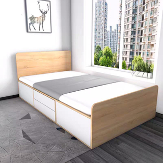 Luxury Multi Function Wooden Home Hotel King Queen Size Storage Bed UL-22BC105