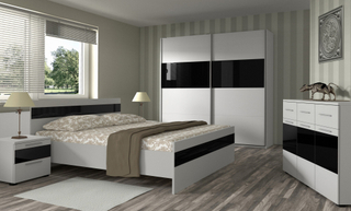 Italian Modern Bedroom Furniture Sets Simple Solid Wood Queen Storage Luxury Beauty Upholstery Bed UL-9EU1085