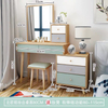 China Design Bedroom Furniture Table Bedroom Wooden Dresser Dressing Table White Vanity Desk Make Up with Mirror