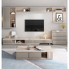 Modern Wooden Factory Home Dining Room Furniture Set Living Room Glass TV Cabinets Side Coffee Table Sets-UL-11N0614