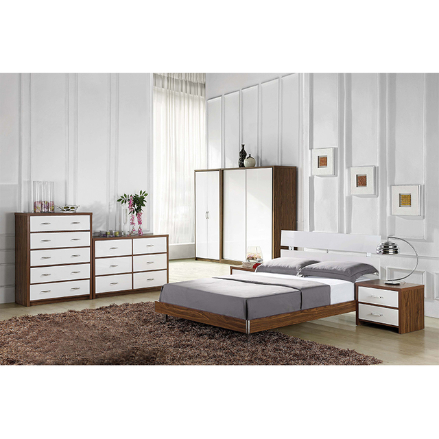 Modern Customization Leather Wooden Double Kids Bed Hotel Home Bedroom Furniture Sets UL-22NF0304