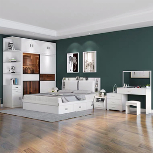 Wholesale Luxury Simple Home Living Room Bedroom Set Furniture Leather Sofa Double Single King Wall Bed HX-20ND628