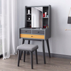 Wholesale Modern Bedroom Dressing Set Makeup Table with Mirror Console Table