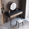 Good Quality Nordic Modern Minimalist MDF Top Dresser with Chair and Mirror