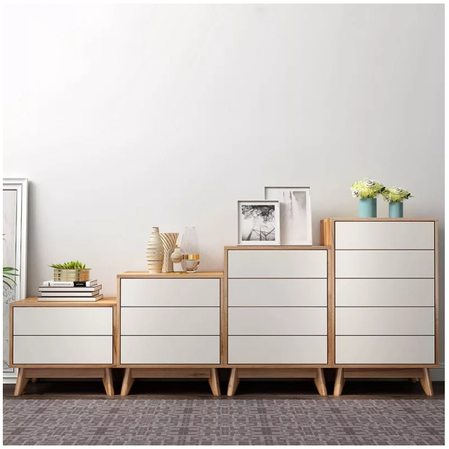 Modern Home Furniture Set Storage Cabinet Wooden Materials Farmhouse Waterproof Kitchen Cabinets