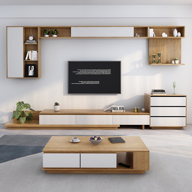 Hot Sale Custom Design Living Room Furniture Bedroom TV Cabinet Set-UL-11N1096
