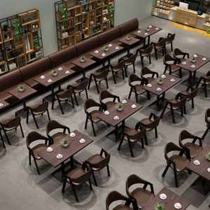 Modern Design Wooden Dining Table Set for Home Hotel Restaurant Chair Furniture