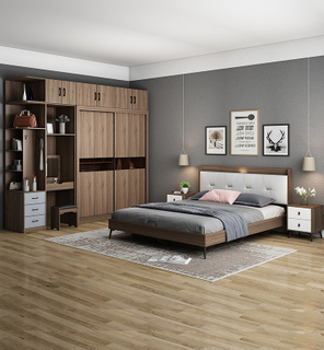 Customized 5 Star Hilton Project Modern Hospitality Bed Room Design Luxury Hotel Bedroom Furniture Set UL-22S315