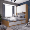 Top Seller Modern Design Home Bedroom Furniture Upholstered Fabric Storage Beds Set UL-22NR8509