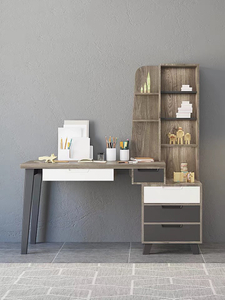 Wooden Home Computer Table Modern Bedroom Furniture 3 Drawers Storage Cabinet Dresser Table