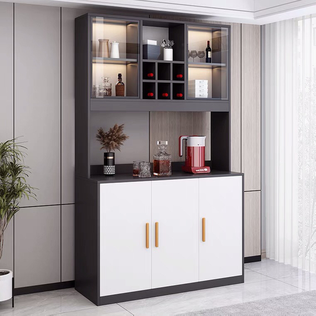 Modern Living Room Furnitutre Simple White Hall Showcase Cabinet Wine Kitchen Cabinet UL-22NF0001