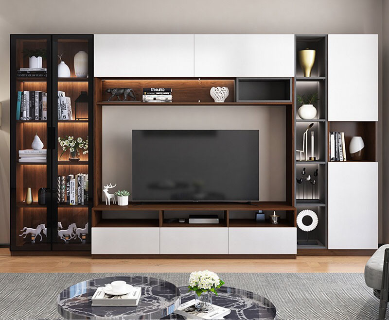 Modern Design Wooden Hotel Home Living Room Furniture TV Stand and Coffee Table -UL-11N1149