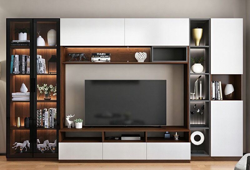 Light Luxury Custom Home Furniture Living Room Sofa TV Unit Set Coffee Table-UL-11N00433