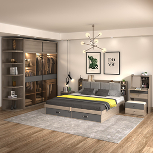 Cheap Factory Price Luxury Modern Spring Foam Bed Mattress Hotel Bedroom Furniture Set UL-23WR1160