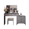 Nordic Makeup Vanity Table with Mirror Dressing Table Dresser for Bedroom Light Luxury