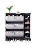 Italian Minimalist Ultra-Thin MDF Rotatable Shoe Rack Home Living Flip Door Shoe Cabinet