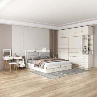 Factory Custom Complete Set Good Quality New Desig Used Hotel Furniture Bed Room Sets UL-23WR1163