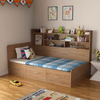 New Design Space Saving Bed Nordic Solid Wood Bed Custom Double Bed for Bedroom UL-22BC176