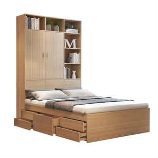 School Kids Hotel Home Baby Children Bedroom Furniture Student Double Wood Kids Bunk Bed UL-22BC053