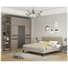 Modern Wooden Living Room Bedroom Furniture Set Storage Wardrobe Single Double King Wall Bed HX-8ND592
