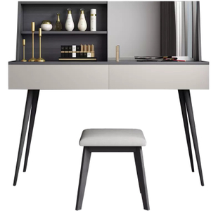 Vanity Office Living Bedroom Set Dressing Table with Storage Mirror Makeup