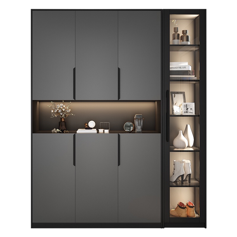 Modern Living Room Furnitutre Simple White Hall Showcase Cabinet Wine Kitchen Cabinet UL-22NF0001