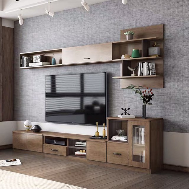 Wholesale TV Unit Cabinet Modern MDF TV Stand And Coffee Table Set Design Furniture Wooden TV Table set -HX-20ND665