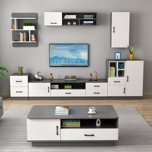 Hot Sell Modern Coffee Table TV Stand Set Living Room Wood TV Table and Center Table -UL-11N1151.2