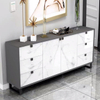 wooden Storage 3 Drawers White TV Stand Home Living Dining Furniture Sideboard Cabinet