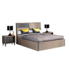 Wholesale Modern Hotel Furniture Wood Frame King Size Bedroom Set Leather Bedroom Bed UL-9GD129