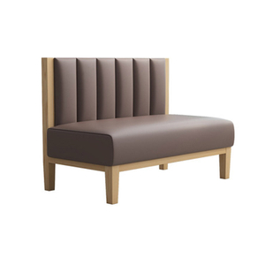 Customize Wooden Restaurant Booth Sofa with Chair Table Sets Solid Wood Dining Chair