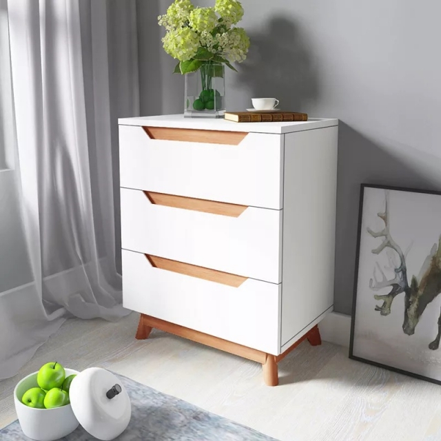 Modern wooden Corner Buffet Table Cabinet Set Dining Table MDF Table in Living Room Furniture