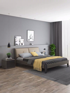 New Design Modern Wooden Home Hotel Bedroom Furniture Set Wardrobe Dressing Table Nightstand Double King Folding Beds UL-22LV0276