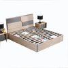 Wholesale Folding Wooden Home Hotel Bedroom Furniture Set Beds Mattress Sofa Double King Bed UL-9GD134