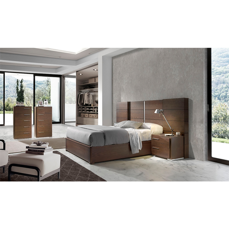 Luxury Wooden Living Room Bedroom Set Furniture Double Wall Kids Single King Size Bed UL-9EU1044