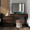 Modern Design Dressing Table with Mirror and Drawers Wooden White Dresser Bedroom Furniture Luxury Makeup Vanity Desk