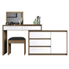 Modern White Dressing Table With 4 Drawers Mirror Dressing Table For Bedroom